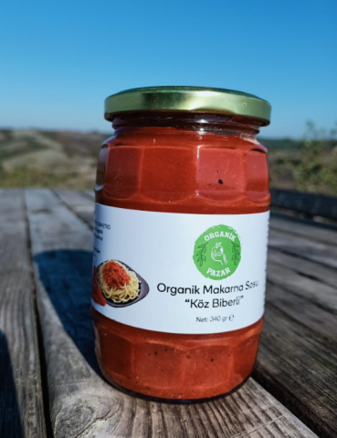 Organik Makarna Sosu Közbiberli (340gr)